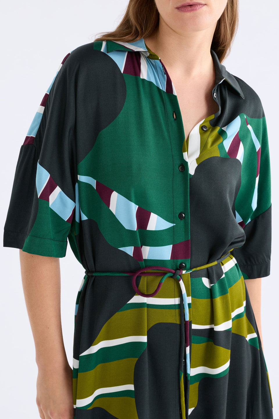 Kobaii Shirt Dress Dresses - ELK | STRIBE PRINT
