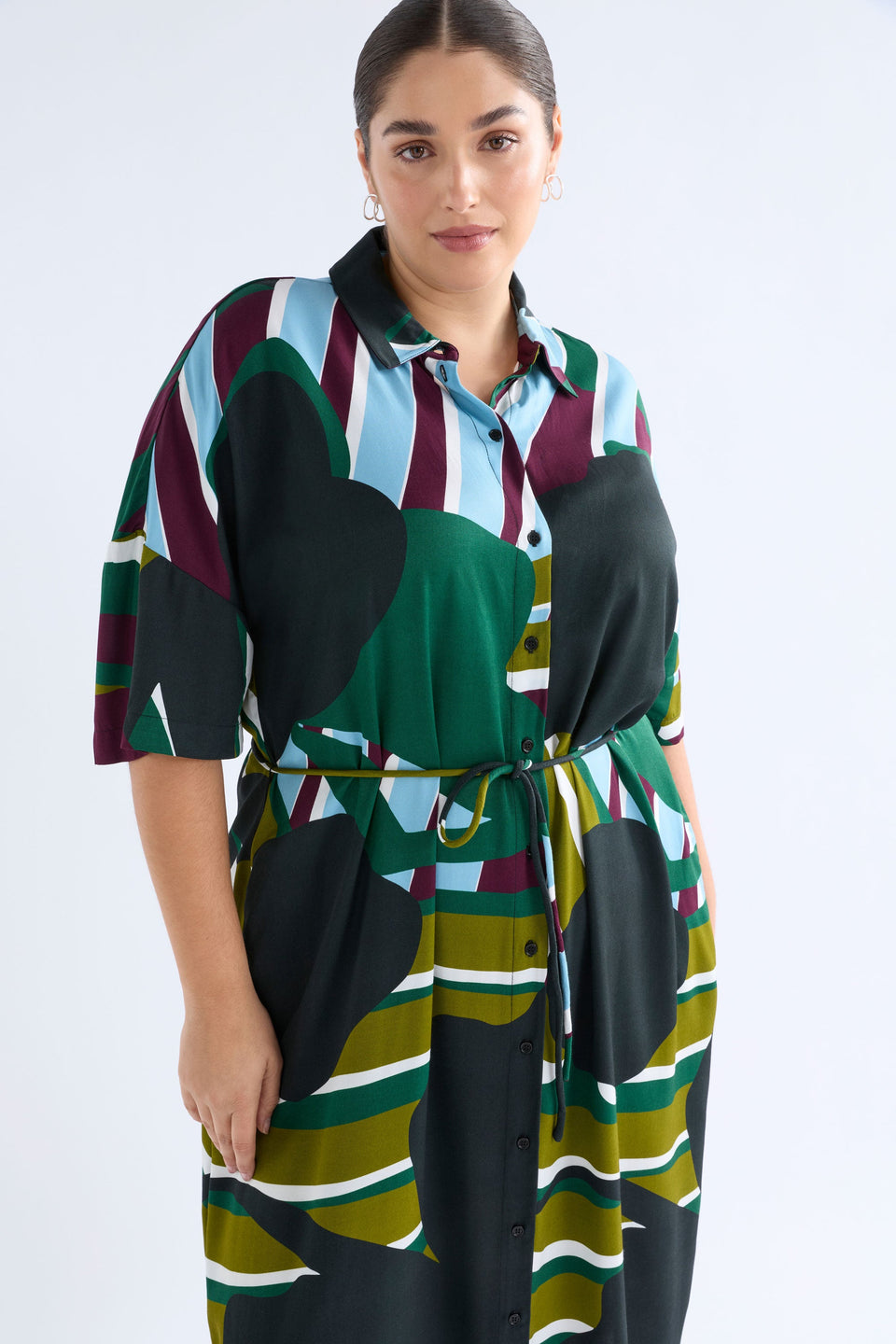 Kobaii Shirt Dress Dresses - ELK | STRIBE PRINT