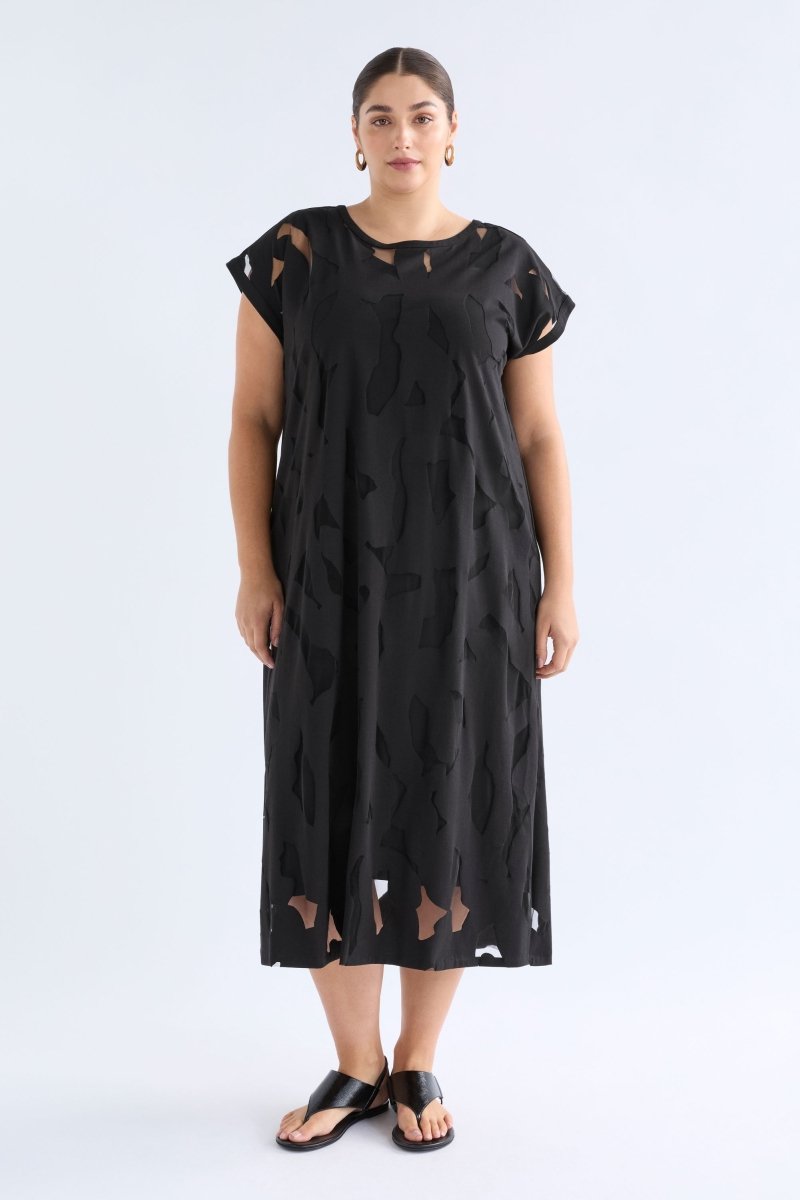 Varr Burnout Dress Dresses - ELK | BLACK