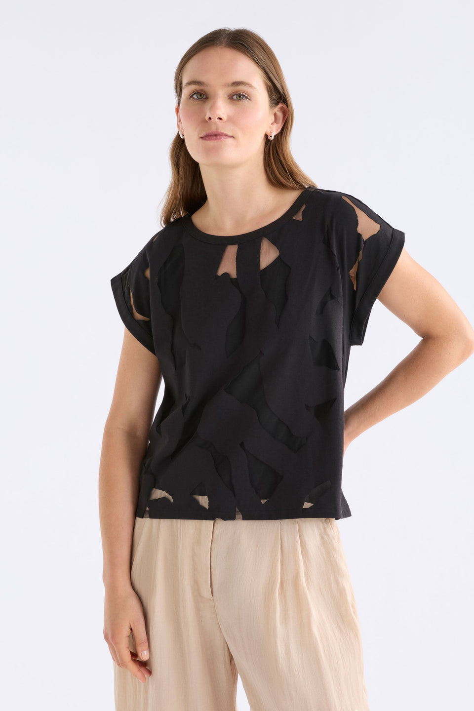 Varr Burnout Top Black Tops - ELK | BLACK