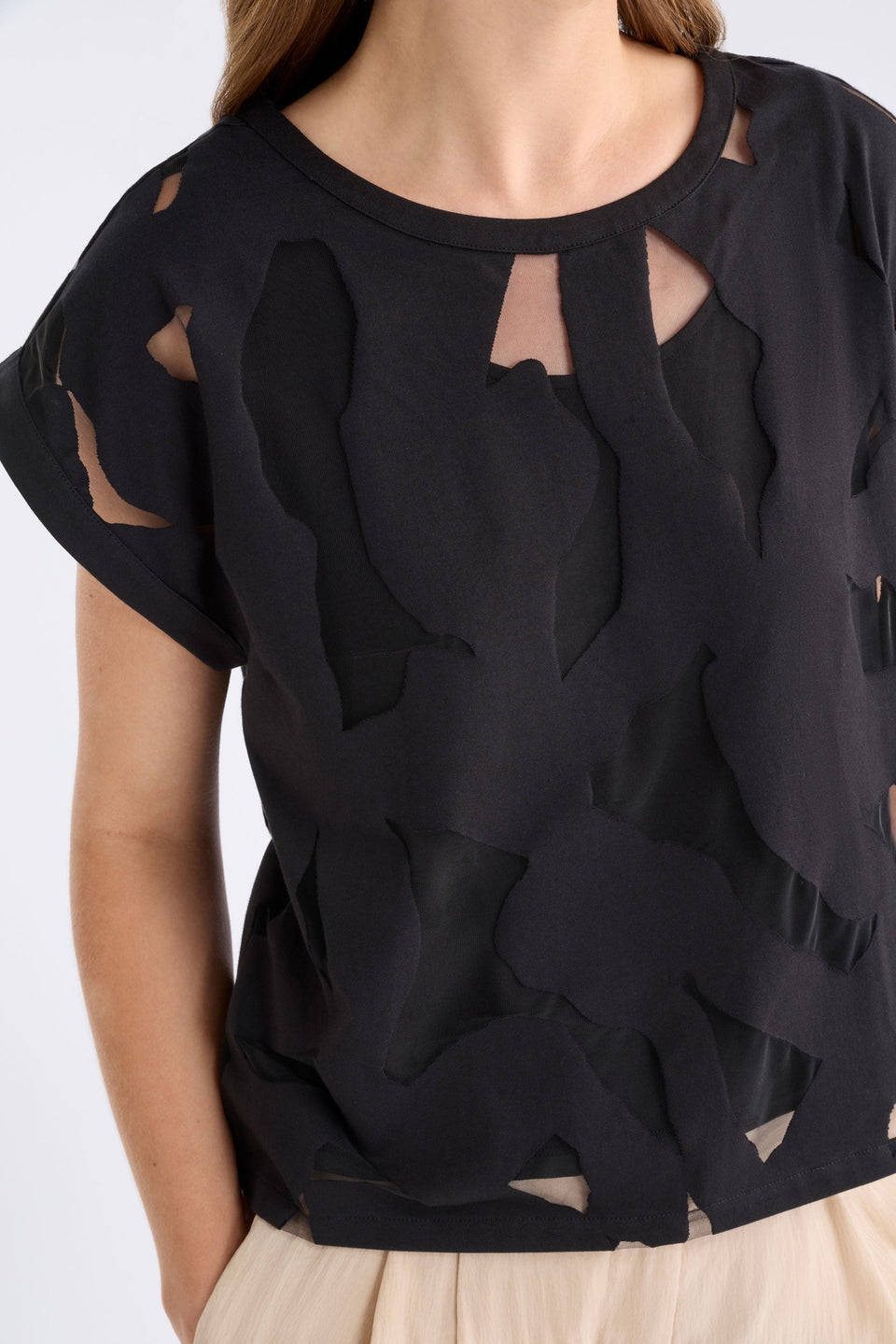 Varr Burnout Top Black Tops - ELK | BLACK