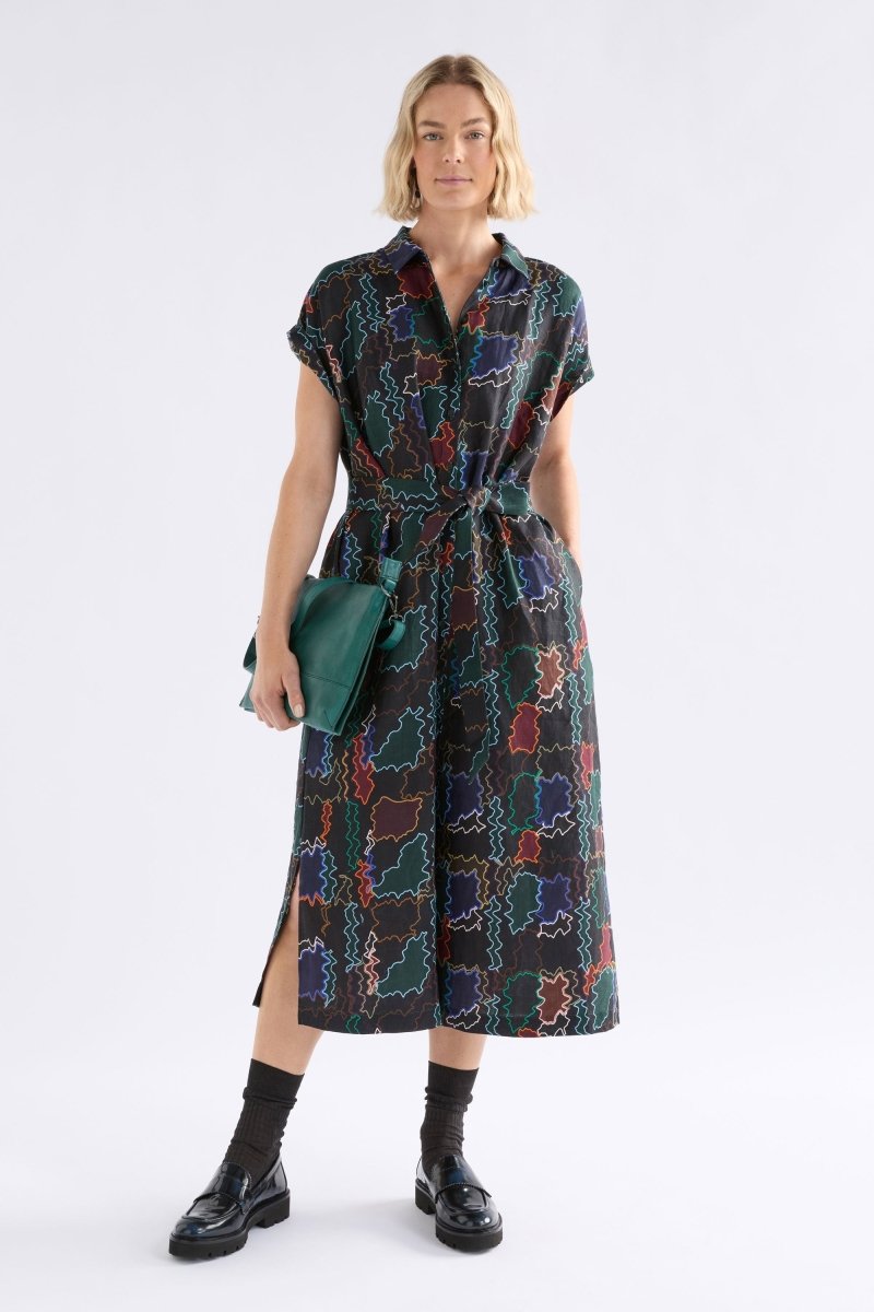 Tilko Shirt Dress Dresses - ELK | SUMA LINE PRINT