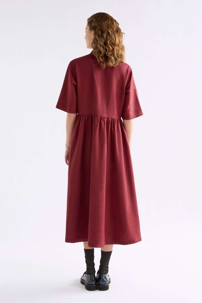 Llinen Light Dress Bordeaux Dresses - ELK | BORDEAUX