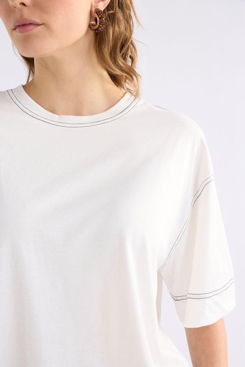 Famke T-Shirt White Tops - ELK | WHITE