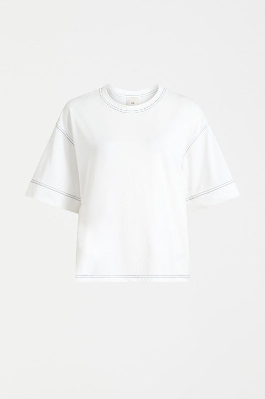 Famke T-Shirt White Tops - ELK | WHITE