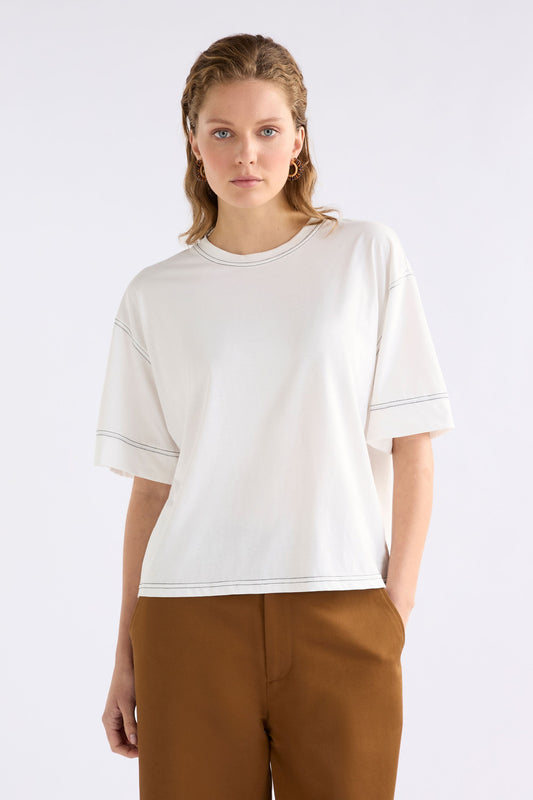 Famke T-Shirt White Tops - ELK | WHITE