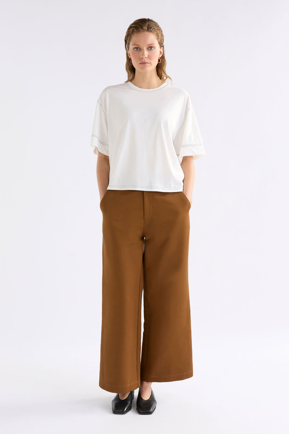 Famke T-Shirt White Tops - ELK | WHITE