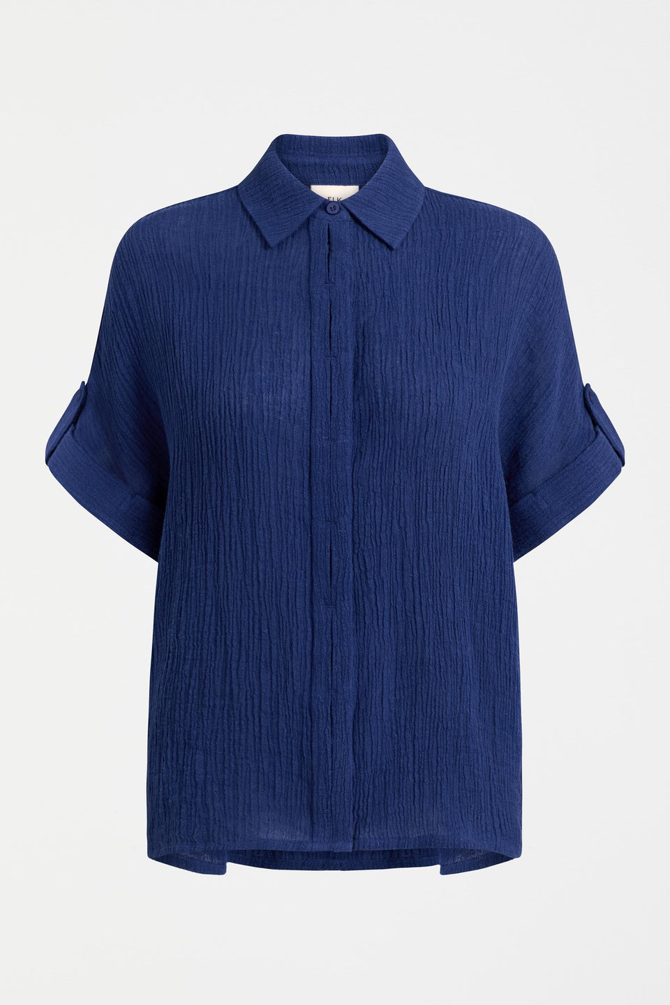 Edeka Shirt Blue Tops - ELK | VIBRANT BLUE