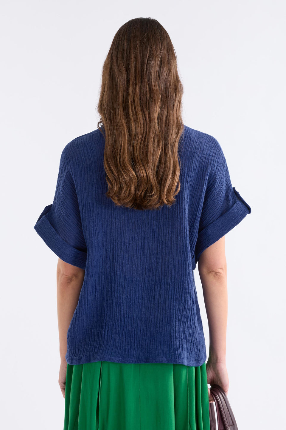 Edeka Shirt Blue Tops - ELK | VIBRANT BLUE
