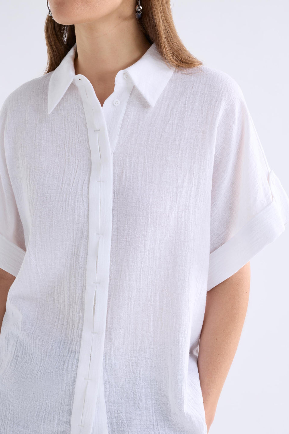 Edeka Shirt White Tops - ELK | WHITE