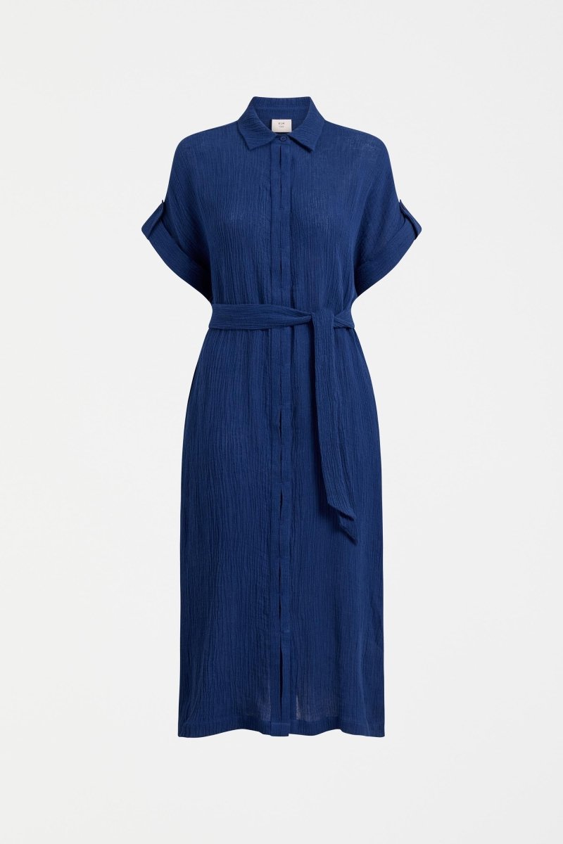 Edeka Shirt Dress Dresses - ELK | VIBRANT BLUE