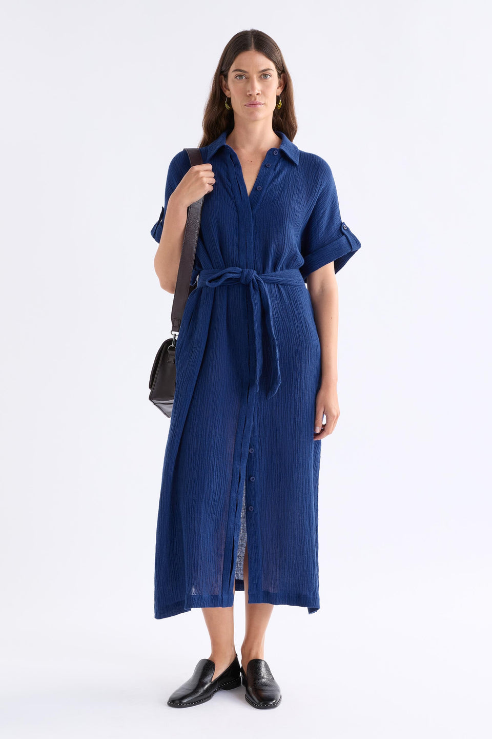 Edeka Shirt Dress Dresses - ELK | VIBRANT BLUE
