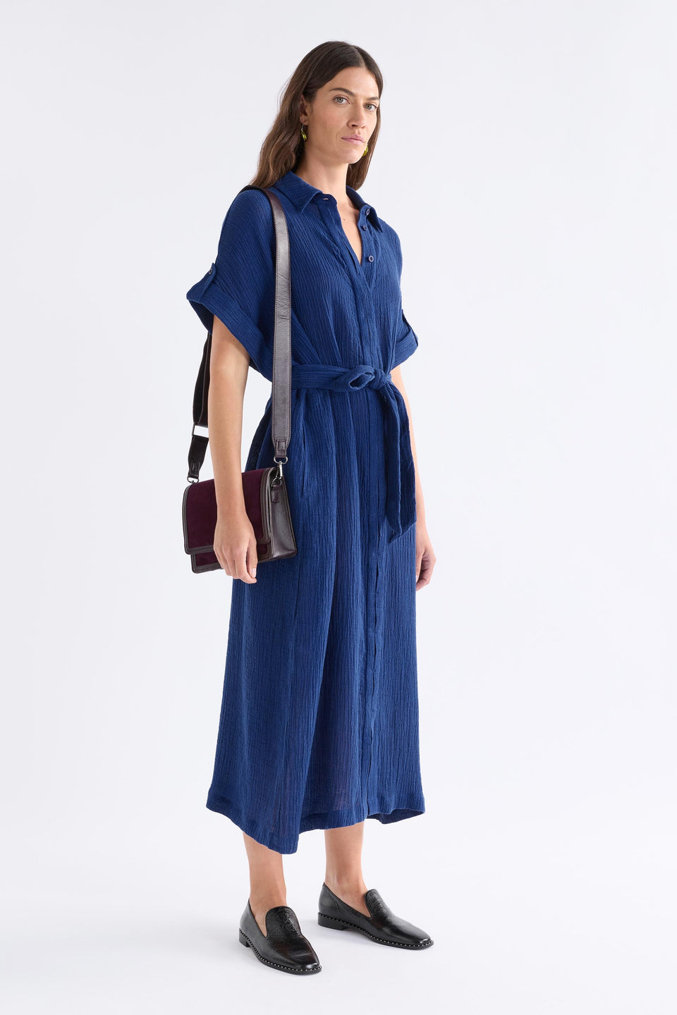 Edeka Shirt Dress Dresses - ELK | VIBRANT BLUE