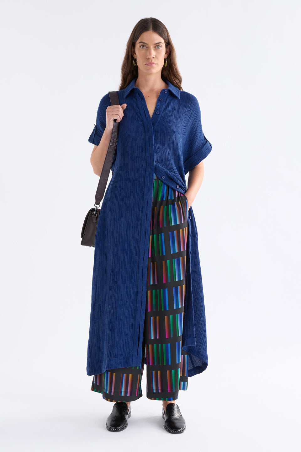 Edeka Shirt Dress Dresses - ELK | VIBRANT BLUE
