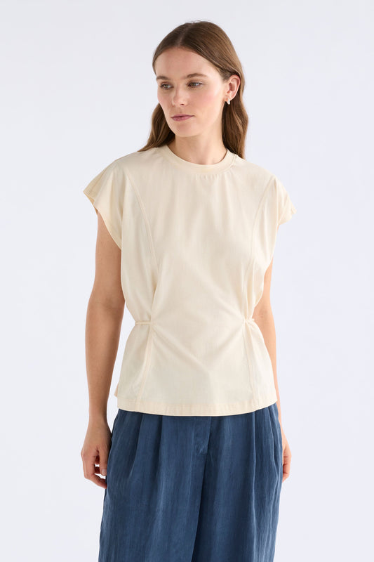 Obers T-Shirt Pearl White Tops - ELK | PEARL WHITE