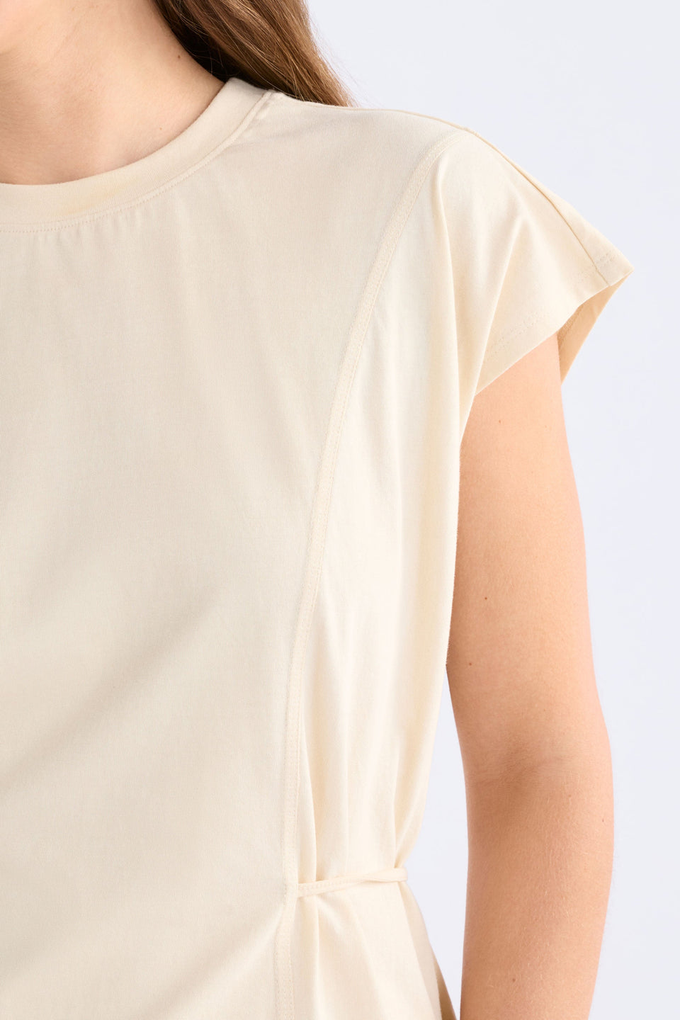 Obers T-Shirt Pearl White Tops - ELK | PEARL WHITE