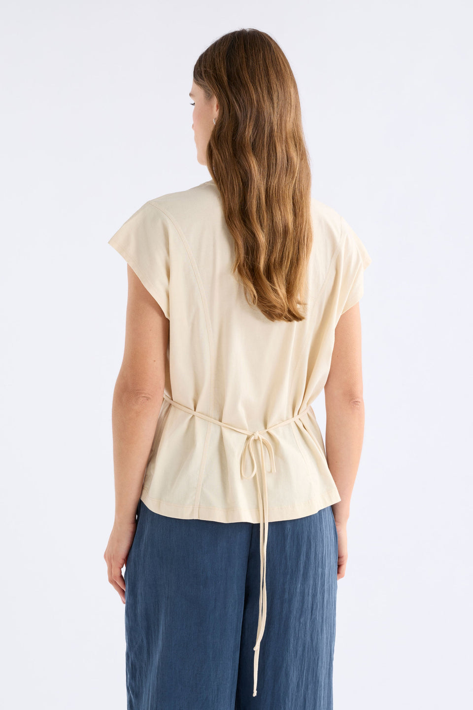 Obers T-Shirt Pearl White Tops - ELK | PEARL WHITE