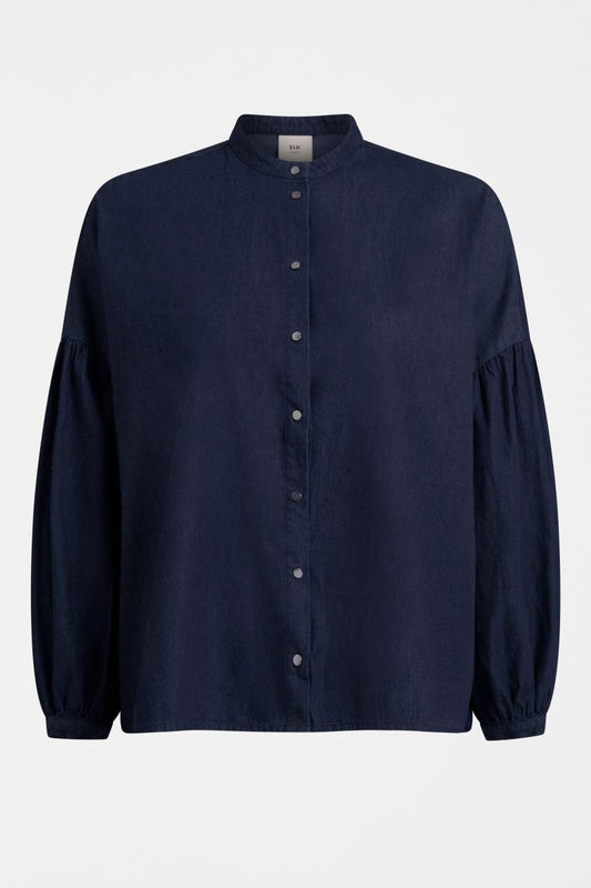 Albez Shirt Tops - ELK | DARK BLUE DENIM