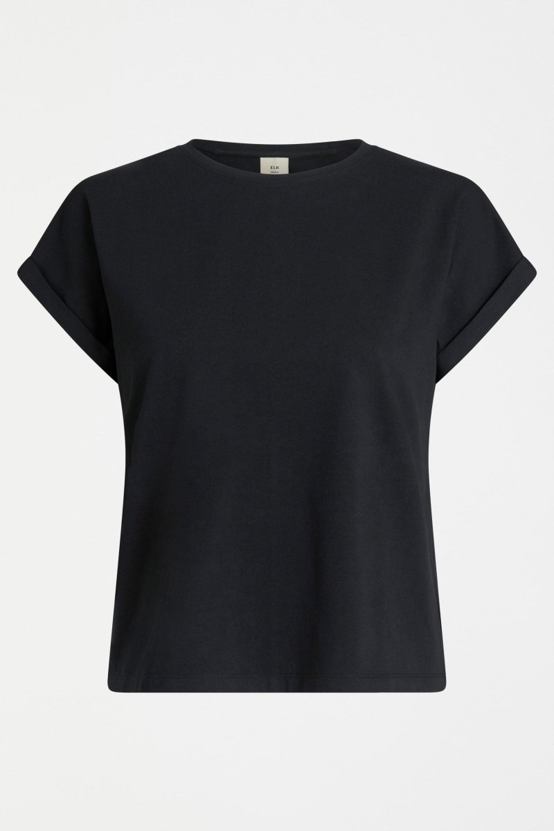 Cille T-Shirt Black Tops - ELK | BLACK