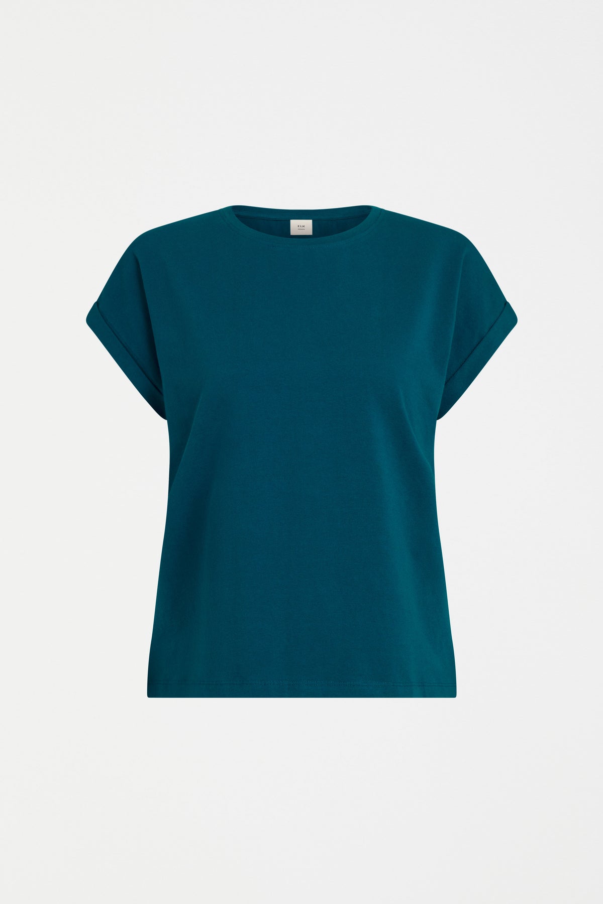 Cille Organic Cotton T-shirt ELK | TEAL