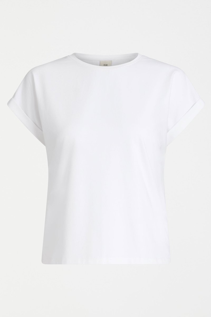 Cille T-Shirt White Tops - ELK | WHITE