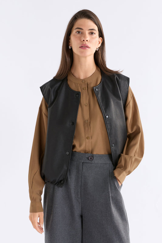 Striind Vest Jackets - ELK | BLACK