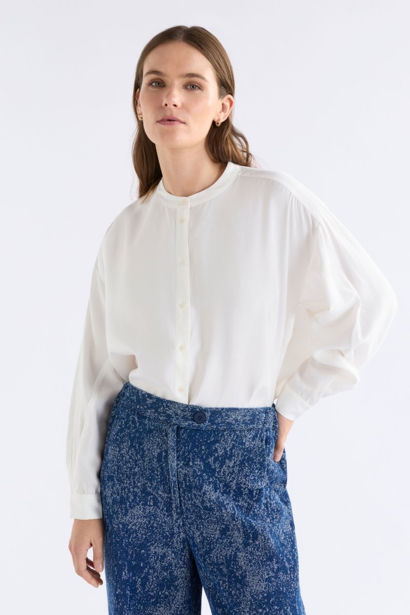 Ahren Shirt White Tops - ELK | WHITE