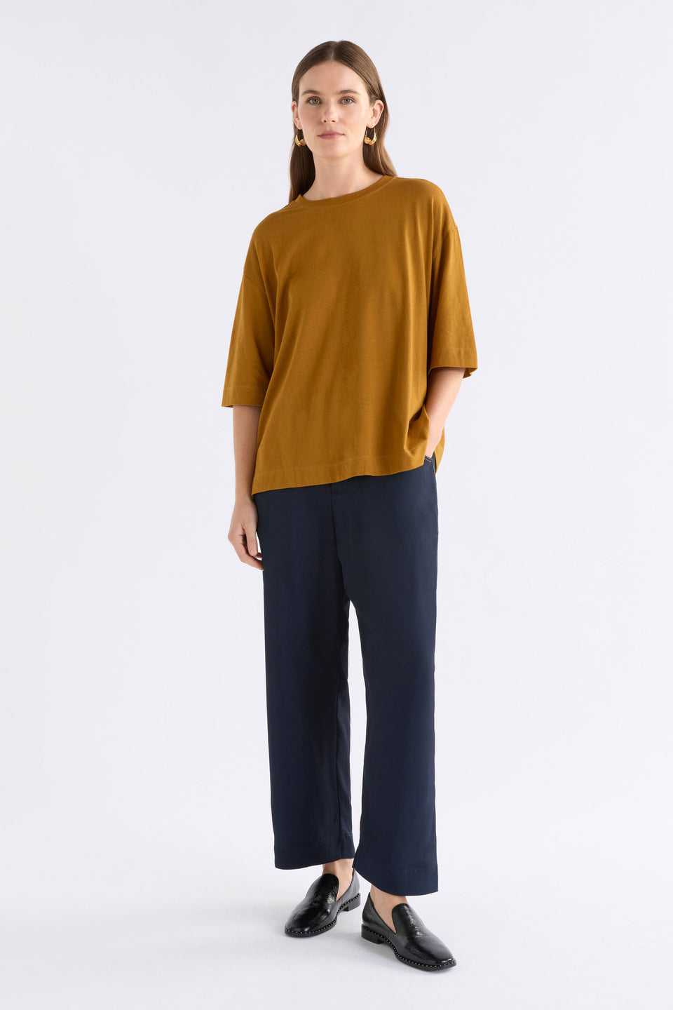 Tiel T-Shirt Gold Tops - ELK | GOLD
