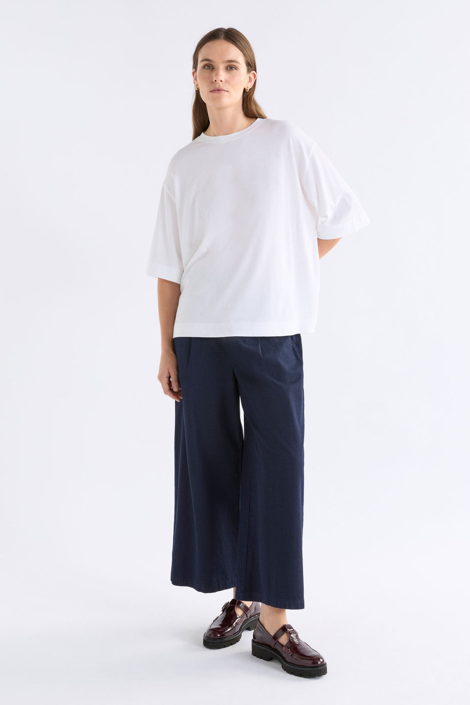 Tiel T-Shirt White Tops - ELK | WHITE