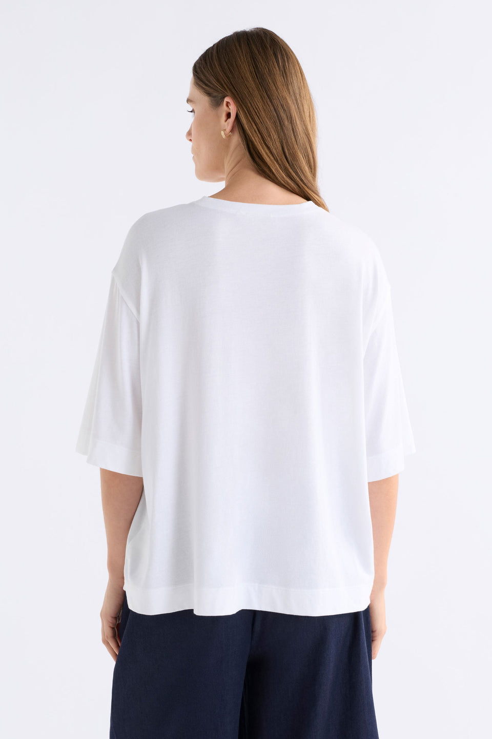 Tiel T-Shirt White Tops - ELK | WHITE
