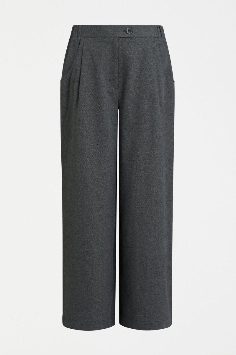 Unn Pant Pants & Jeans - ELK | DARK GREY MARLE