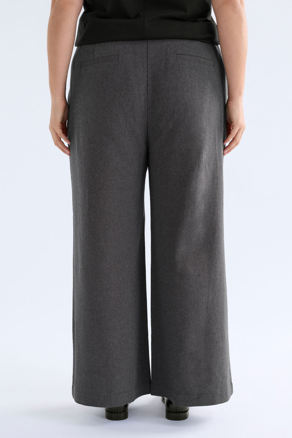 Unn Pant Pants & Jeans - ELK | DARK GREY MARLE