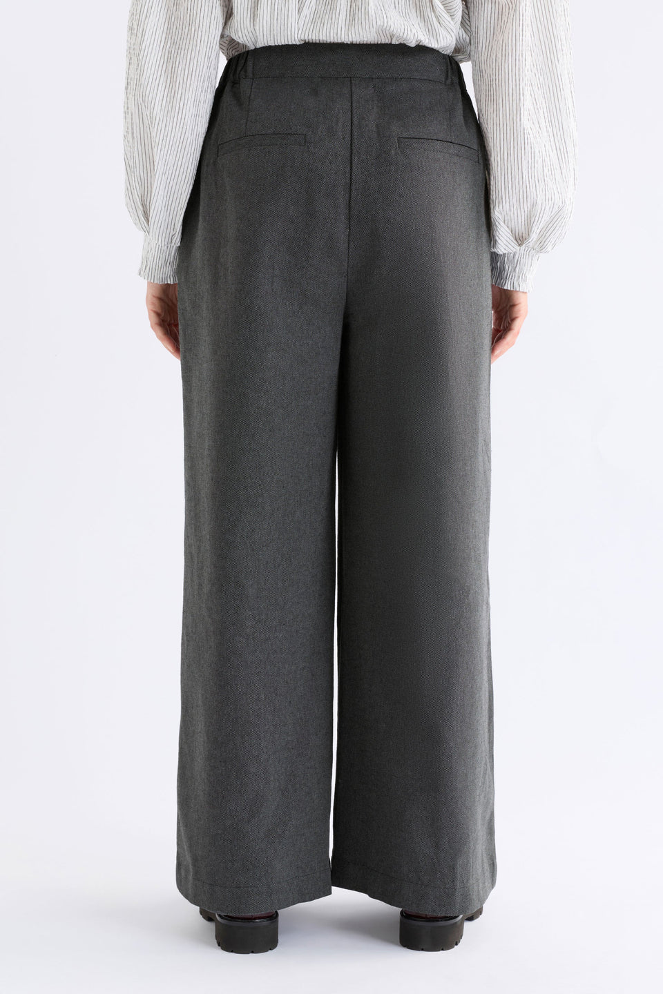 Unn Pant Pants & Jeans - ELK | DARK GREY MARLE