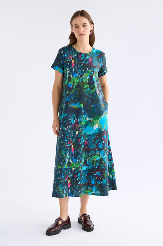 Haki Dress Landskap Print Dresses - ELK | LANDSKAP NIGHT