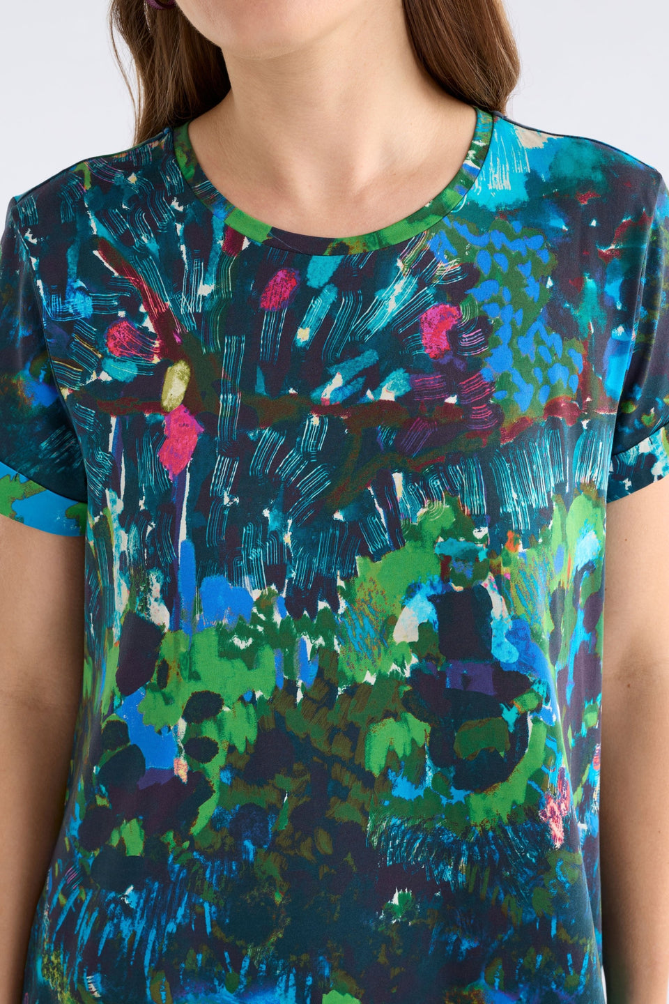 Haki Dress Landskap Print Dresses - ELK | LANDSKAP NIGHT