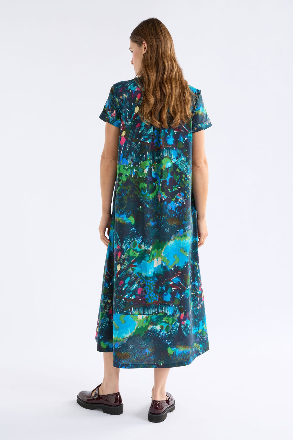 Haki Dress Landskap Print Dresses - ELK | LANDSKAP NIGHT