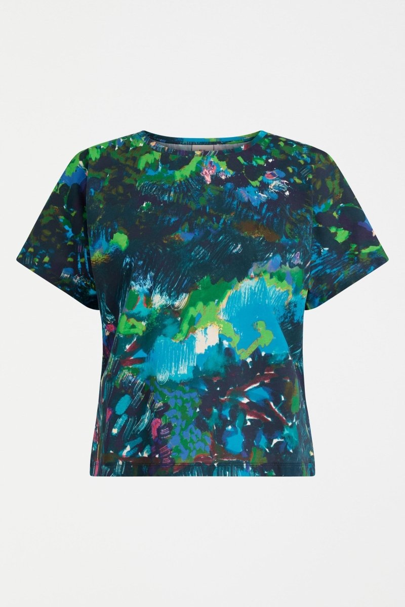 Haki Short Sleeve T-Shirt Tops - ELK | LANDSKAP NIGHT