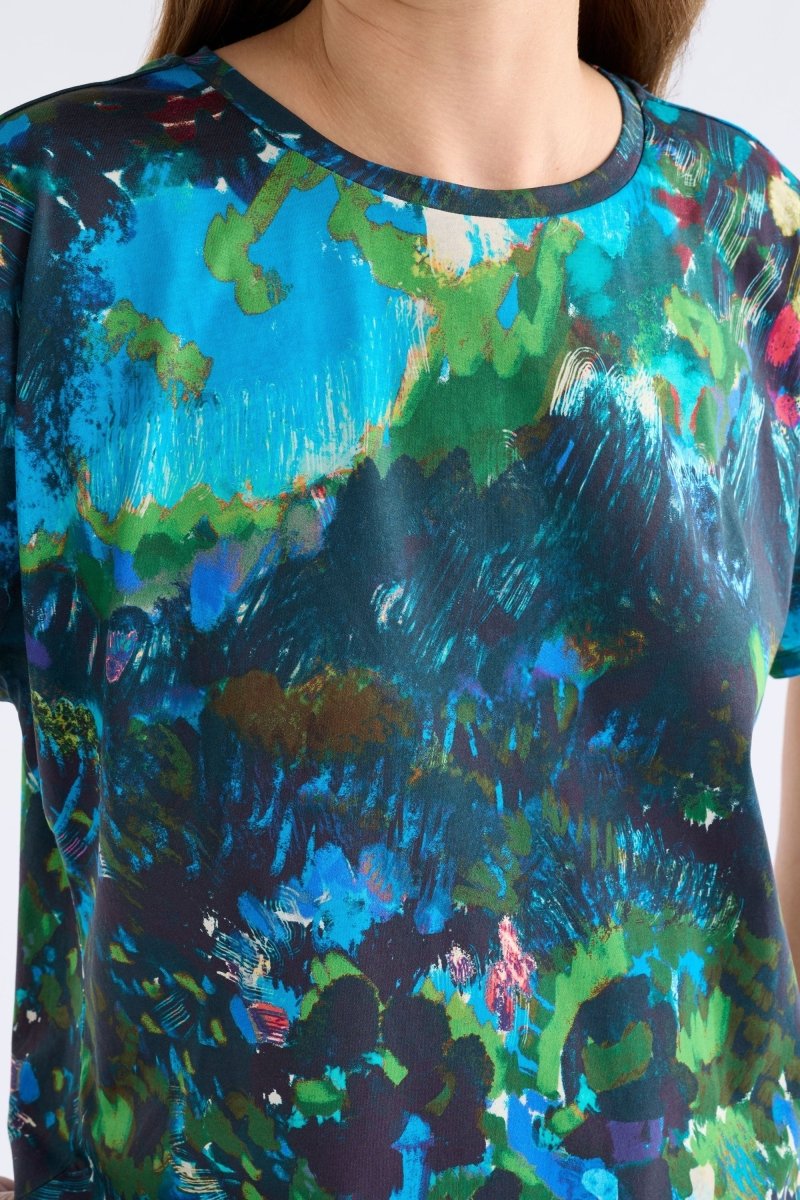 Haki Short Sleeve T-Shirt Tops - ELK | LANDSKAP NIGHT