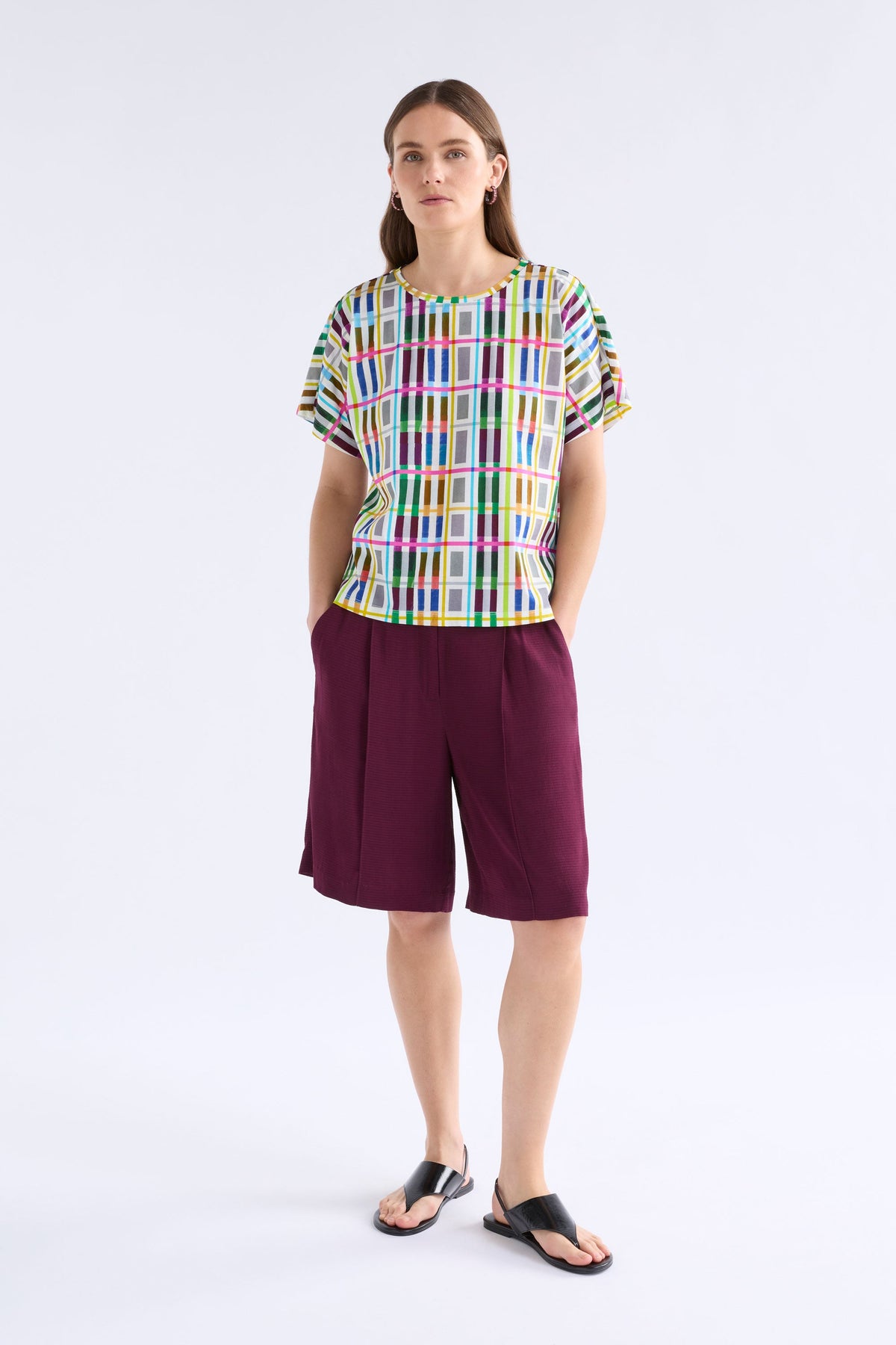 Haki Short Sleeve T-Shirt Ulti Print Tops - ELK | ULTI PRINT