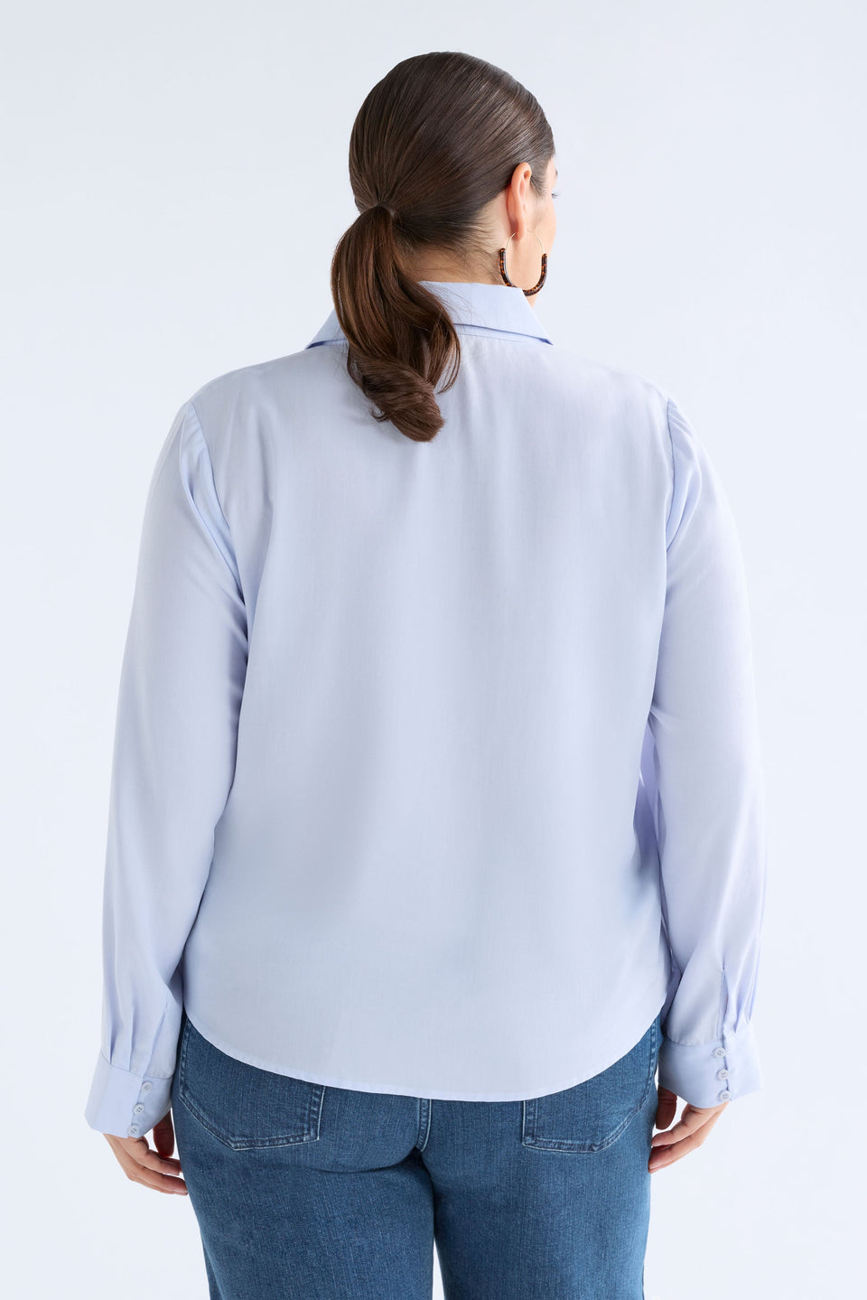 Tettu Shirt Pale Blue Tops - ELK | PALE BLUE
