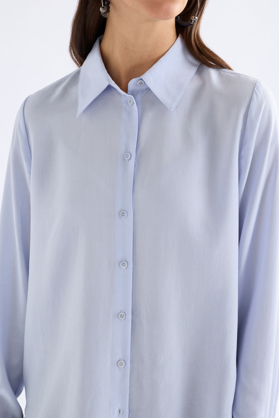 Tettu Shirt Pale Blue Tops - ELK | PALE BLUE