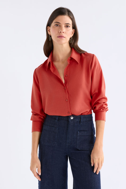 Tettu Shirt Red Tops - ELK | RED