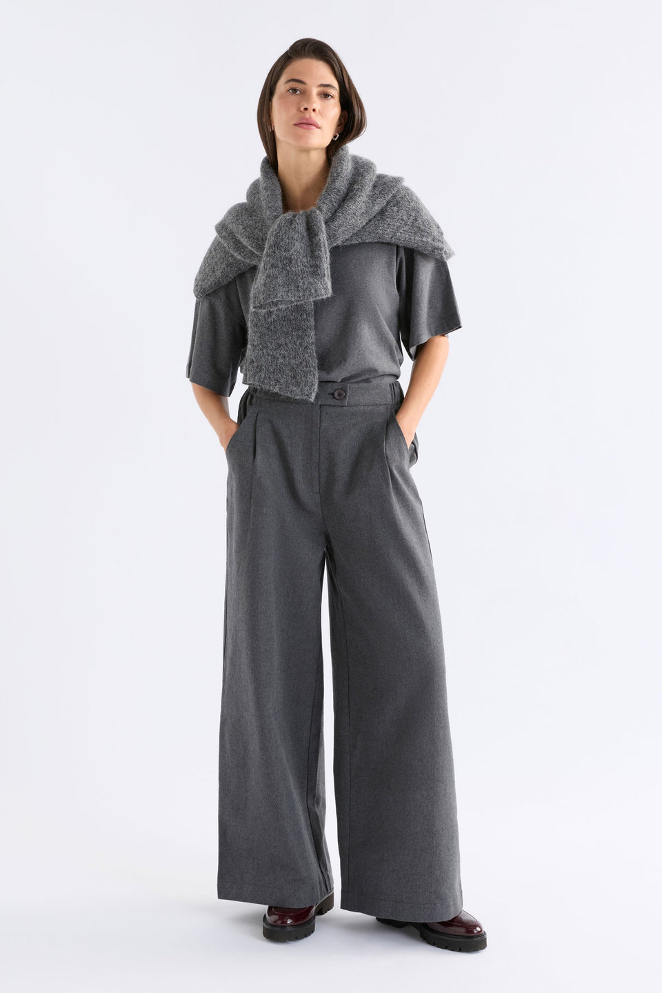 Kovaa Tee Tops - ELK AU | CHARCOAL MARLE