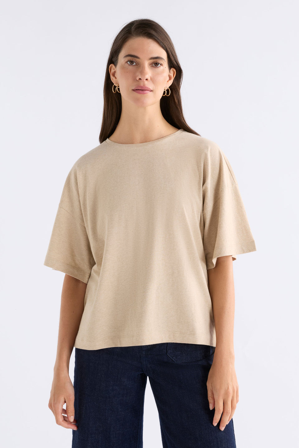 Kovaa Tee Tops - ELK AU | OATMEAL MARLE