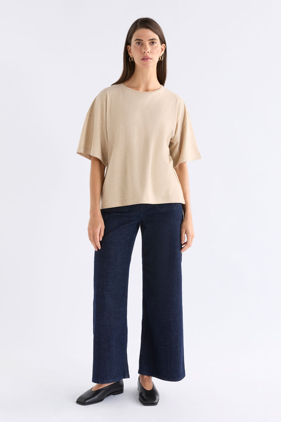 Kovaa Tee Tops - ELK AU | OATMEAL MARLE