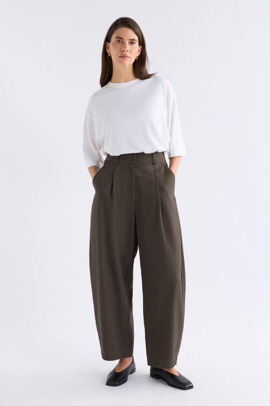 Dayli Pant Dark Taupe Pants & Jeans - ELK | DARK TAUPE