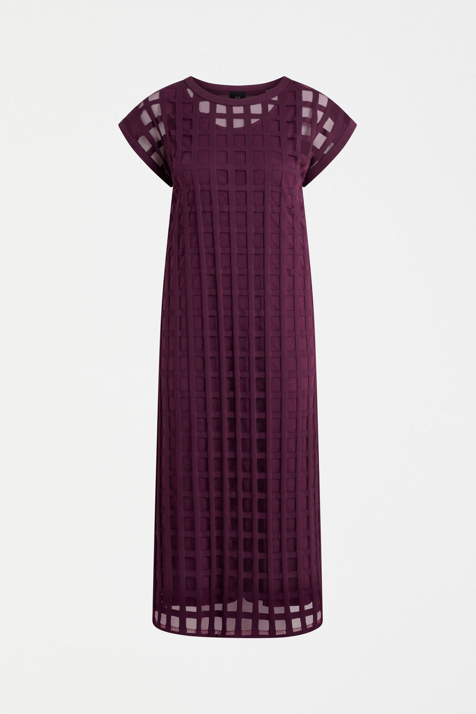 Grid Burnout Midi Dress Dresses - ELK | SHIRAZ