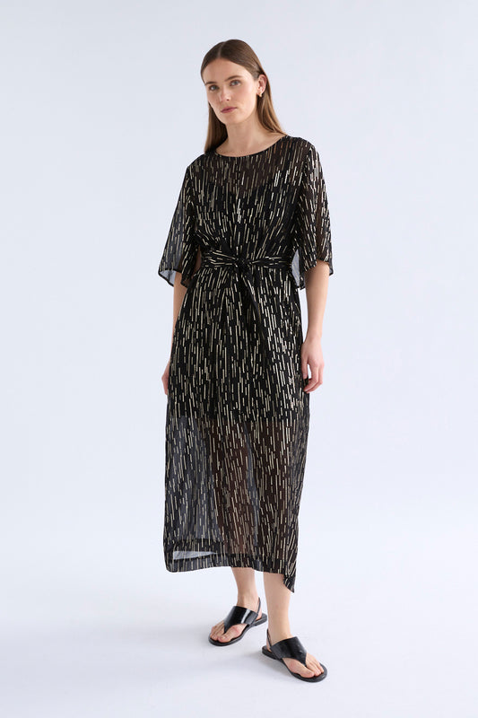 Sina Dress Dresses - ELK | BLACK SILVER GOLD