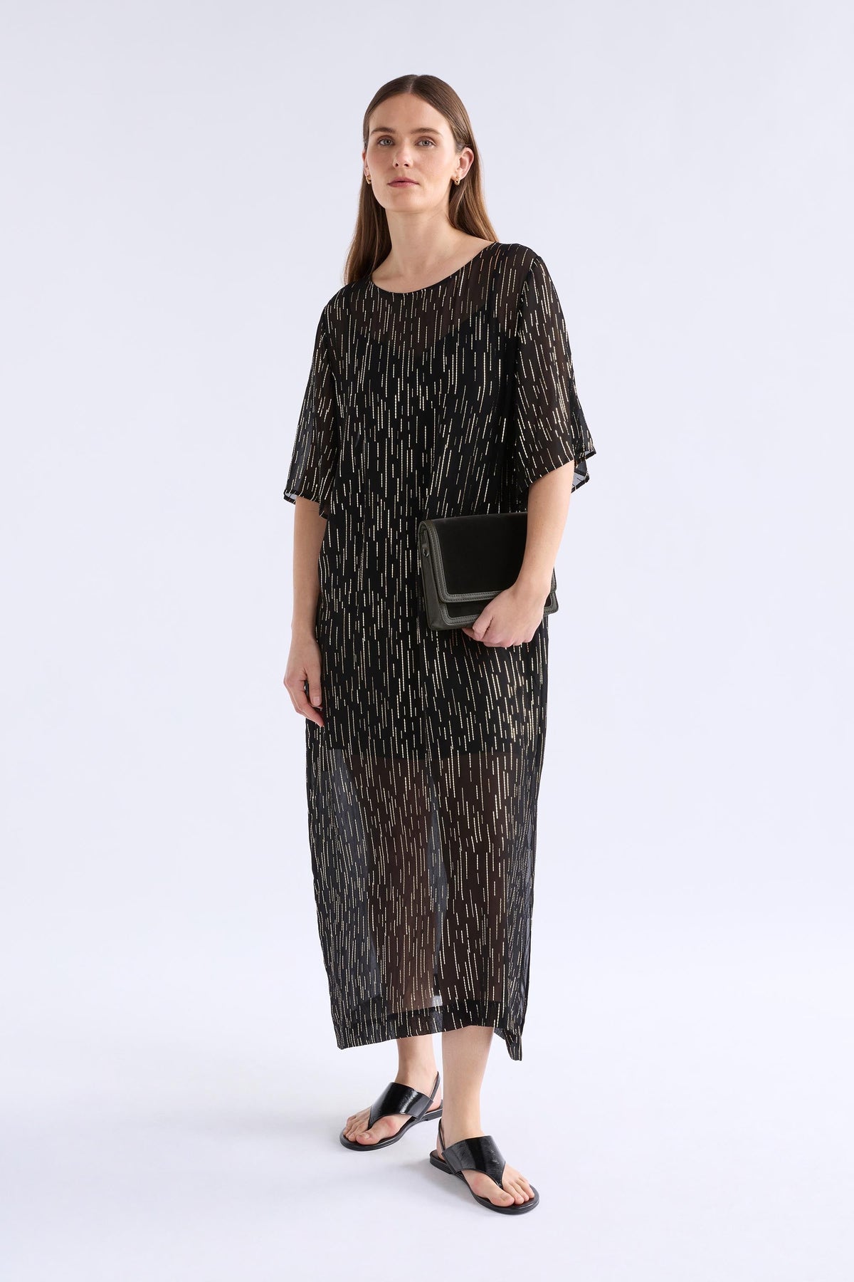 Sina Dress Dresses - ELK | BLACK SILVER GOLD