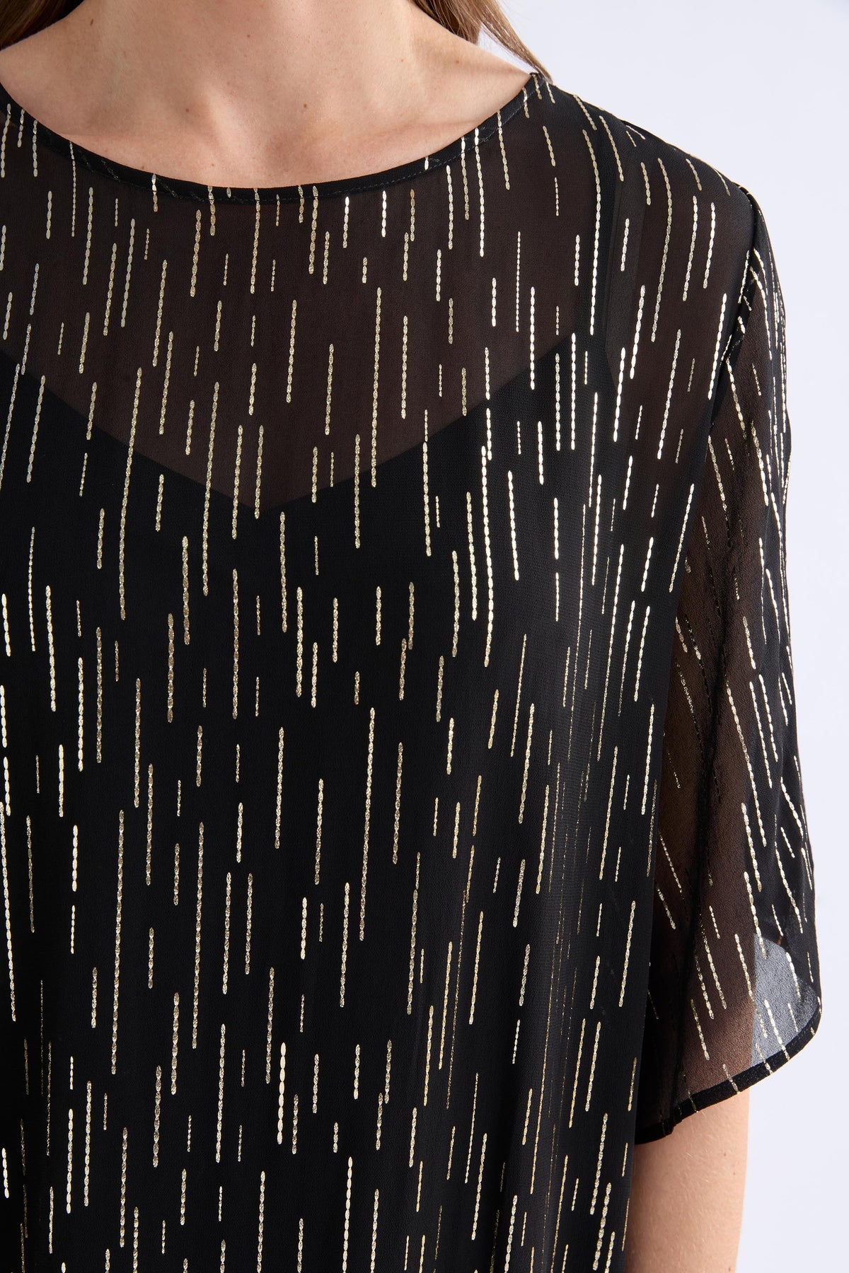 Sina Dress Dresses - ELK | BLACK SILVER GOLD